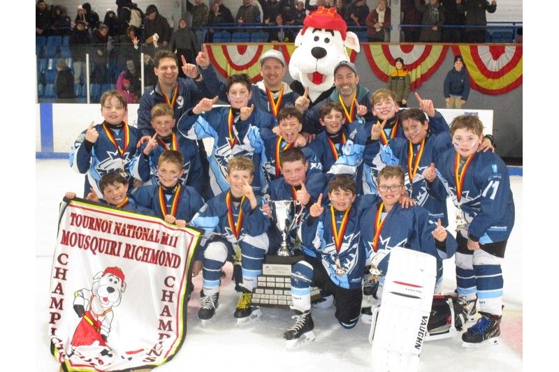 Le Phoenix (1) de Sherbrooke champion au tournoi Mousquiri de Richmond